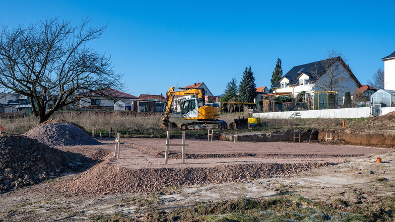 Erstes Eigenheim am "Eichbergblick" in Leisnig entsteht