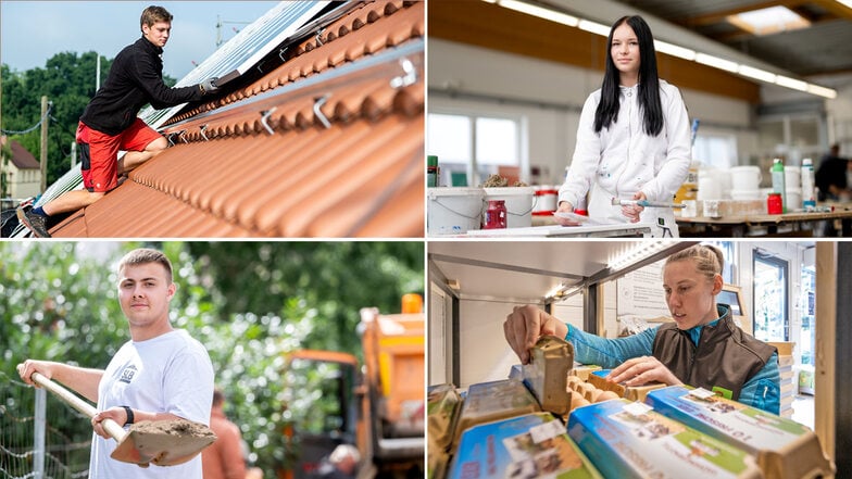 Im Landkreis Bautzen gibt es 2024 noch viele freie Ausbildungsplätze, etwa für Elektroniker für Energie- und Gebäudetechnik, Maler und Lackierer, Straßenbauer oder Verkäufer und Kaufleute im Einzelhandel.