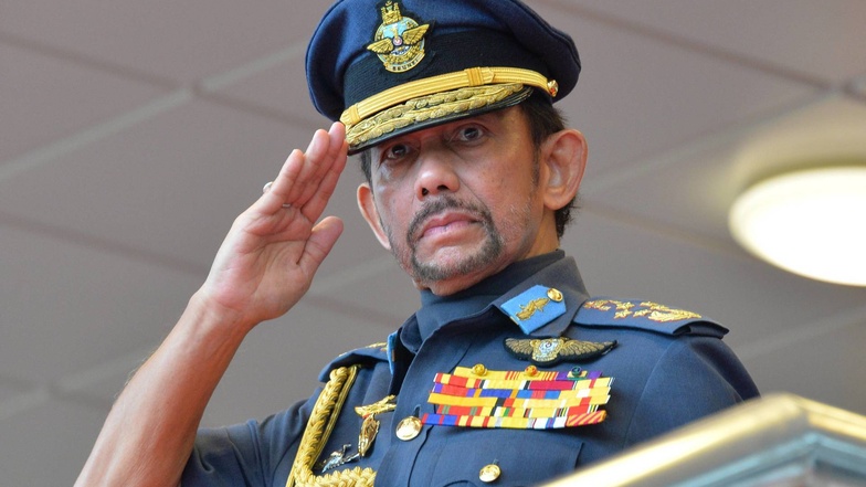 Der Sultan von Brunei, Hassanal Bolkiah.