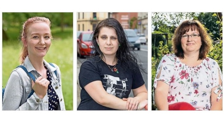 Lydia Engelmann, Nicole Wachsmuth und Daniela Forberg (v.l.) gehören zur jüngeren Generation der neuen Freitaler Stadträte. Mit ihnen ziehen insgesamt mehr Frauen als bisher ins Kommunalparlament ein.