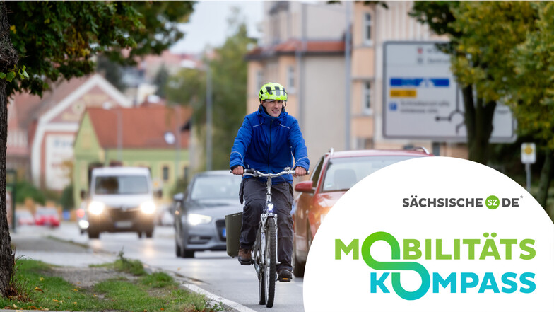 Längst nicht überall gibt es im Landkreis Bautzen Radwege. Oftmals müssen sich Radfahrer und Autofahrer noch die Straße teilen.
