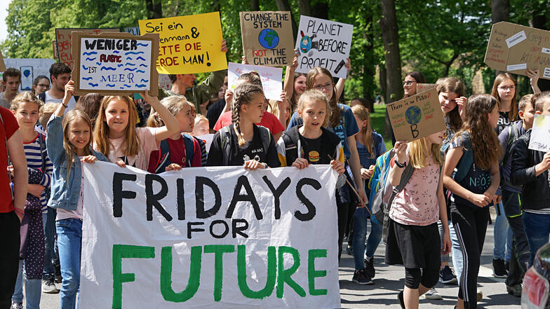 Im Mai fand in Bautzen die erste Schülerdemo für den Klimaschutz statt.