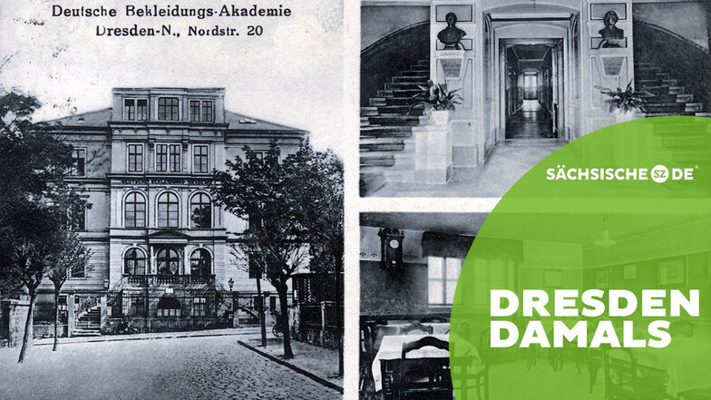 Die Deutsche Bekleidungs-Akademie in der Nordstraße machte Dresden zur Mode-Hauptstadt Europas.
