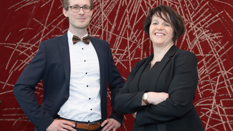 Die künftigen Amtsanwälte Katrin Sontag und Paul Gräfe.
