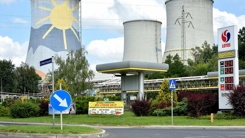 Blick auf das Kraftwerk Turow.