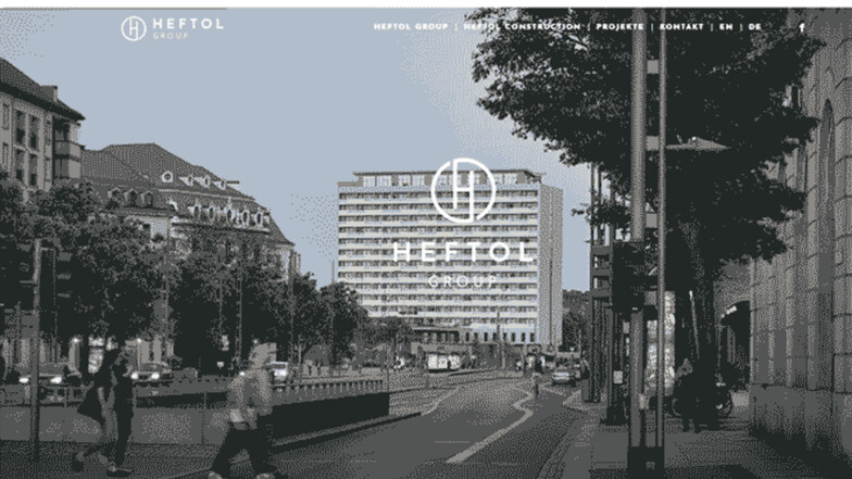 Mit dieser Visualisierung wirbt die Berliner Heftol-Group auf ihrer Internetseite für die Sanierung des Hochhauses am Pirnaischen Platz.