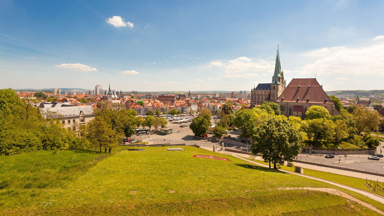 Die Erfurter Altstadt ist einer von vielen Schauplätzen der Bundesgartenschau 2021.