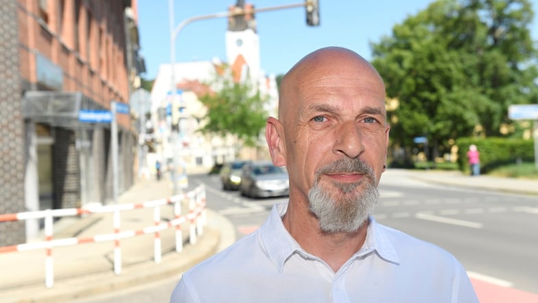 Der 60-jährige Jörg Mumme ist einer der beiden Kandidaten der Linkspartei für den Stadtrat Freital.