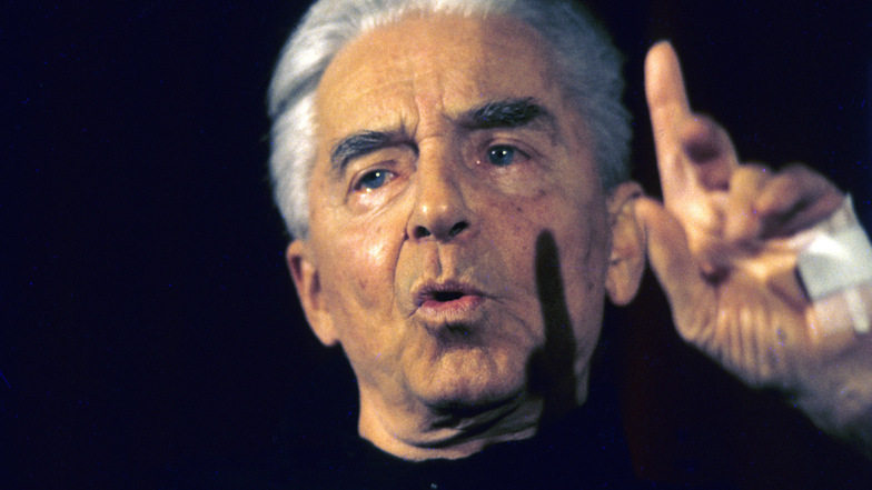 Herbert von Karajan galt als besonders strenger Lehrer. 