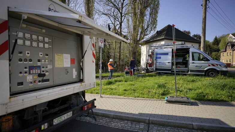 Die Mitteldeutsche Netzgesellschaft Strom hat die Schaltgeräte in dem Trafohäusschen an der Mortelstraße in Waldheim ausgetauscht.