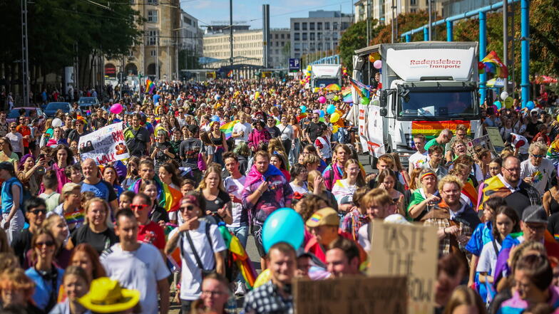 CSD-Parade in Dresden: Auf diesen Straßen wird es heute eng