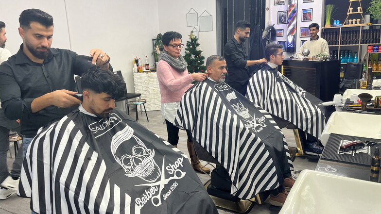 Seit 1. Dezember wird in der Naundorfer Straße in Großenhain wieder frisiert - im Barbershop.
