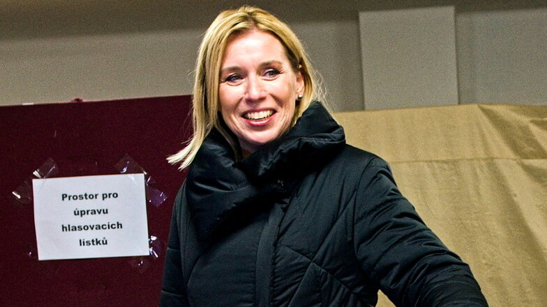 Danuše Nerudová, schnitt schwächer als erwartet ab.
