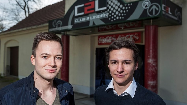 Robert Schulze und Florian Herbst, beide 22 Jahre alt, wollten sich der „Zwei Linden“ mit Begeisterung annehmen.
