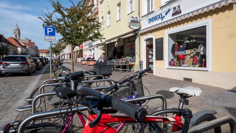 Das Geschäft Indigo for Kids am Frauenmarkt in Großenhain wurde Opfer eines Raubdeliktes.