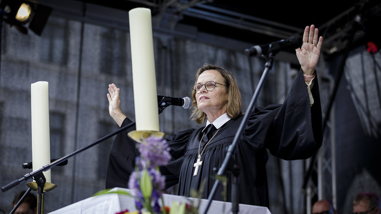 Die Görlitzer Generalsuperintendentin Theresa Rinecker war mit der Löbauer Superintendentin Antje Pech die Initiatorin für den Lausitz Kirchentag.