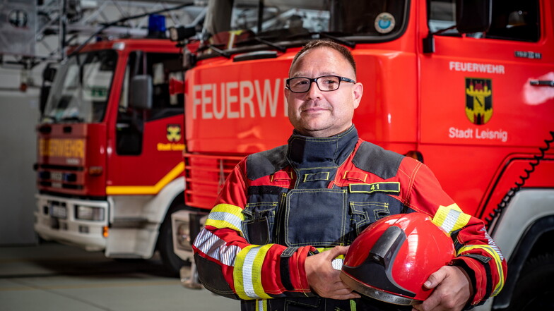 René Gentzsch hat den Posten des Gemeindewehrleiters der Feuerwehr Leisnig übernommen.