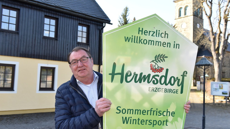 Andreas Liebscher ist seit sieben Jahren Bürgermeister von Hermsdorf/Erzgebirge und will das Amt weiter ausüben.