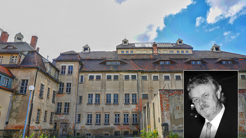 Der Münchener Immobilienmakler Hans-Peter Hechtel (kleines Foto) ist sich sicher, einen Käufer für das alte Zittauer Gefängnis zu finden.