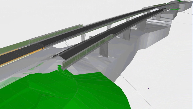 A 14: So wird die neue Autobahnbrücke gebaut
