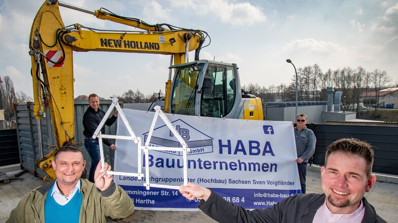 Die Firma Haba Bau aus Hartha übernimmt die Rohbauarbeiten für ein Wohnprojekt in Leipzig.