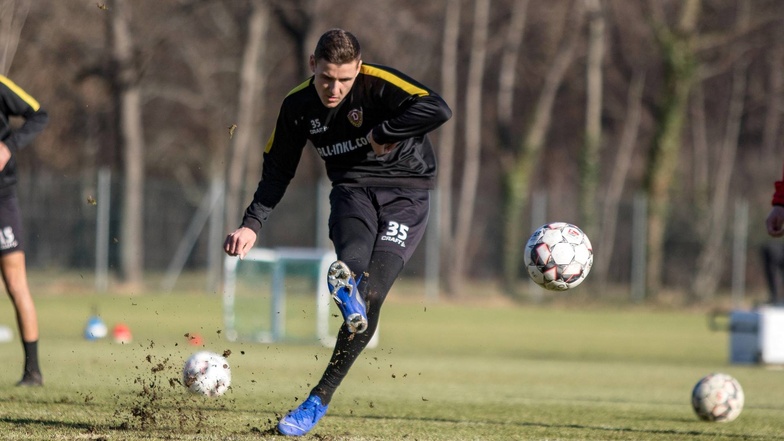 Marius Hauptmann, 19, kam 2013 vom Stadtnachbarn SC Borea zu Dynamo und hat einen Vertrag bis Saisonende.
