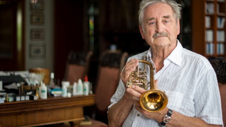 Ist eine Trompeter-Legende, Ludwig Güttler. Der Dresdner ist nun 80-jährig im Ruhestand ist.