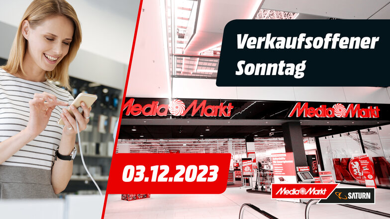 Cyber-Sunday in der Centrum-Galerie Dresden: MediaMarkt öffnet die Tore für Advents-Schnäppchen!