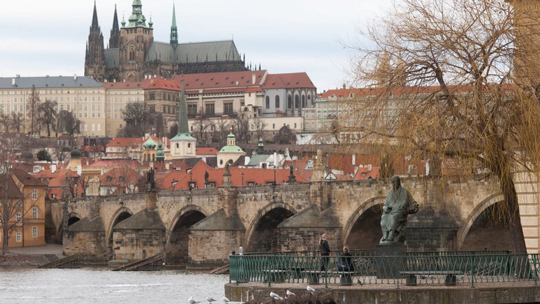Blick auf die Prager Burg.