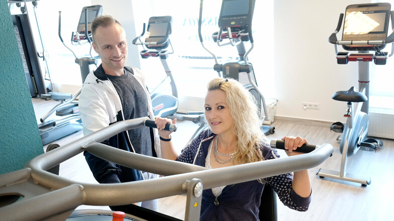 Martin und Tina Zimmermann eröffnen mitten in Corona-Zeiten ein Fitness-Studio in Nossen.