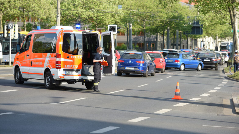 Lkw-Fahrer nach Unfall in Leipzig gestorben