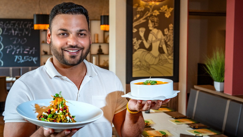 Mit dem Butter Chicken und anderen indischen Gerichten konnte Vinod Kumar die Leser überzeugen und schafft es auf Platz 1 der internationalen Restaurants in der Region.