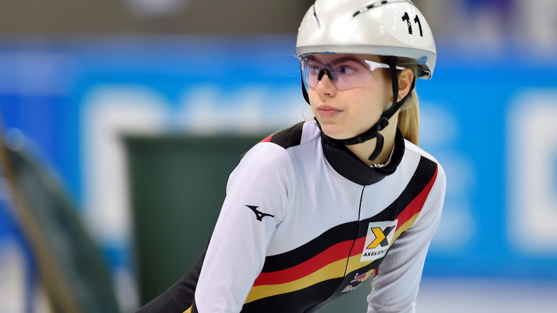 Anna Seidel ist mit 22 Deutschlands beste Shorttrackerin - will aber nur noch einmal zu den olympischen Spielen fahren.