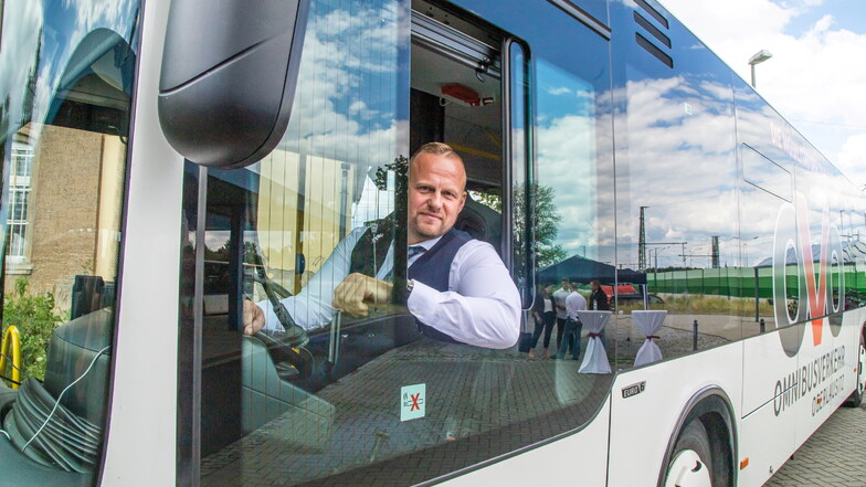 Knut Gräbedünkel ist geschäftsführender Gesellschafter der moveas GmbH aus Arnstadt. Sie übernimmt zum Jahreswechsel mit ihrer Marke "Omnibusverkehr Oberlausitz" den öffentlichen Busverkehr im Norden des Landkreises Görlitz.