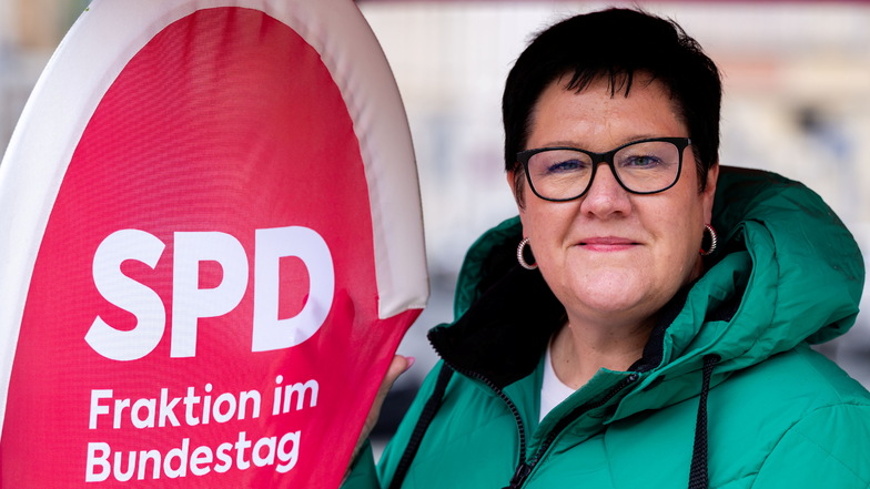 Kathrin Michel aus Kamenz ist SPD-Bundestagsabgeordnete. Zur Kommunalwahl am 9. Juni 2024 kandidiert sie auch für den Bautzener Kreistag.