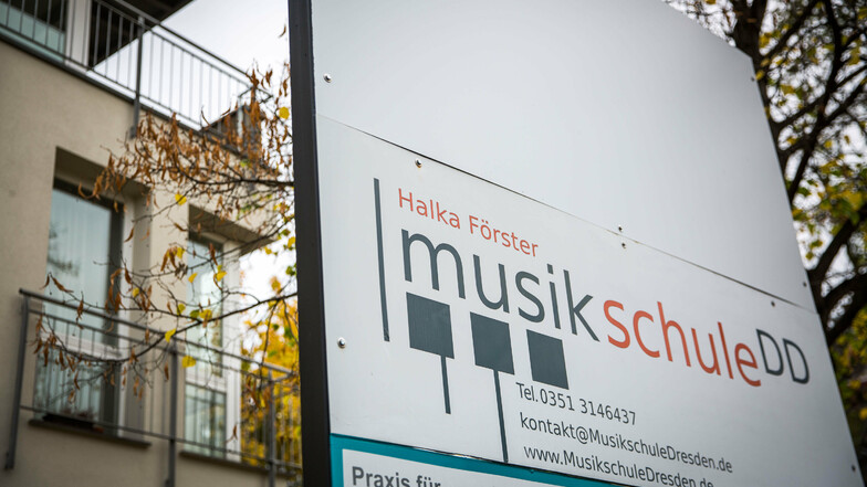 Die Musikschule auf der Tolkewitzer Straße musste schließen. Leiser wird es hier aber nicht werden.