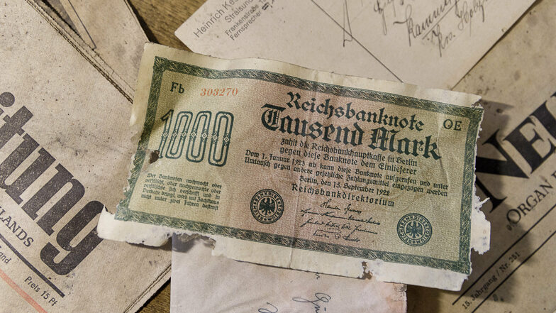 Ob diese angefressene Banknote noch etwas wert ist?