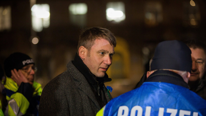 Hat Ärger mit der Polizei: André Poggenburg soll am Montag in Dresden eine volksverhetzende Rede gehalten haben.