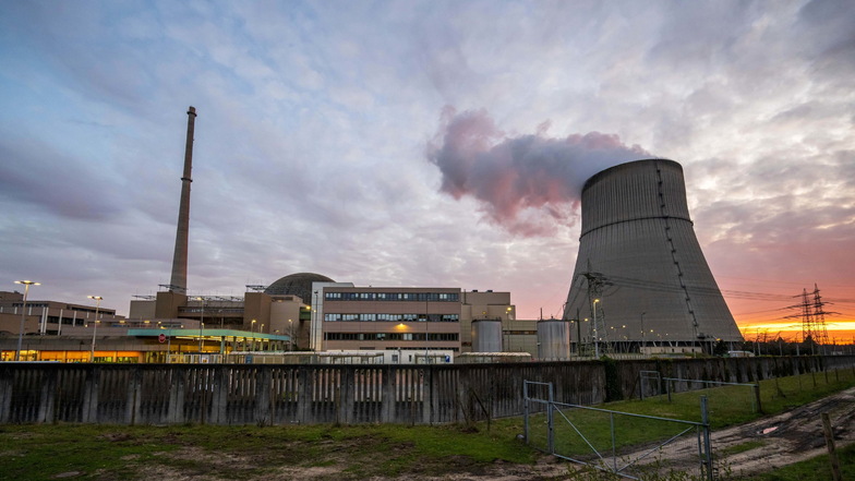 Das Kernkraftwerk Emsland (im Bild) geht am Samstag vom Netz. Genauso wie die Meiler Neckarwestheim 2 und Isar 2.