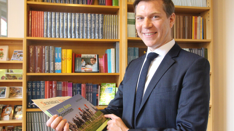 Simon Peter Ziesch ist der neue Chef des Domowina-Verlags.