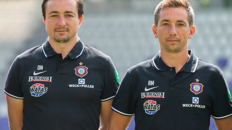 Trainer Daniel Meyer (links) sowie sein Assistent und Bruder Andre Meyer sind gefeuert worden.