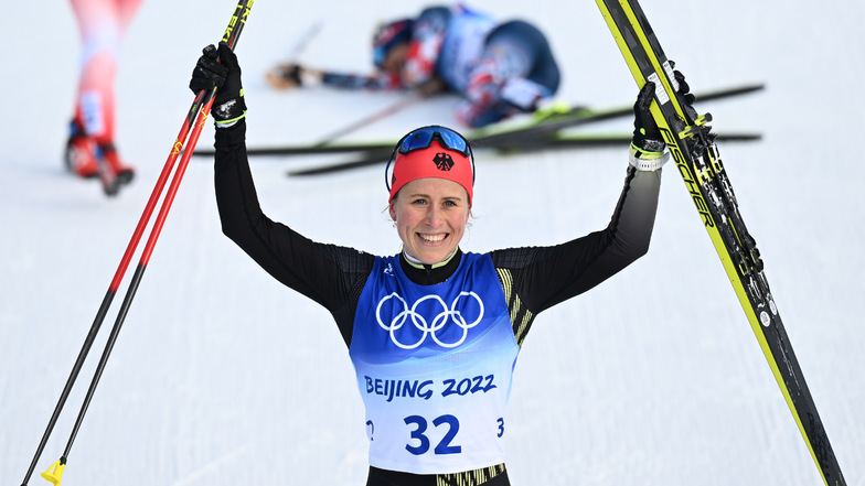 Katharina Hennig könnte nach ihren Olympia-Erfolgen das erste Mal zu Sachsens Sportlerin des Jahres gewählt werden. Aber auch andere Wintersportlerinnen haben 2022 überzeugt.