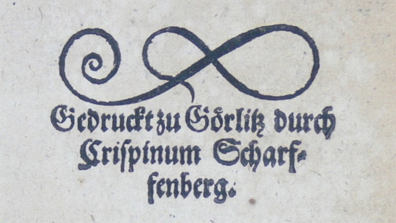 Das Impressum des Gesangsbuches verweist darauf, dass es in Görlitz gedruckt wurde.