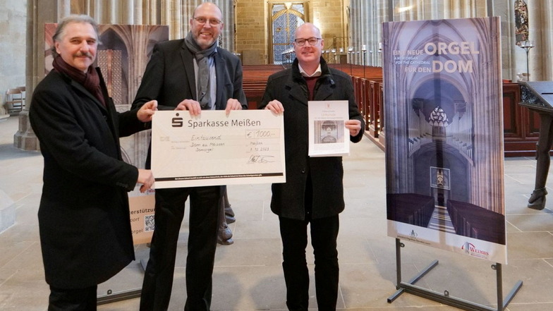 Oberbürgermeister spendet für Orgel-Projekt im Meißner Dom