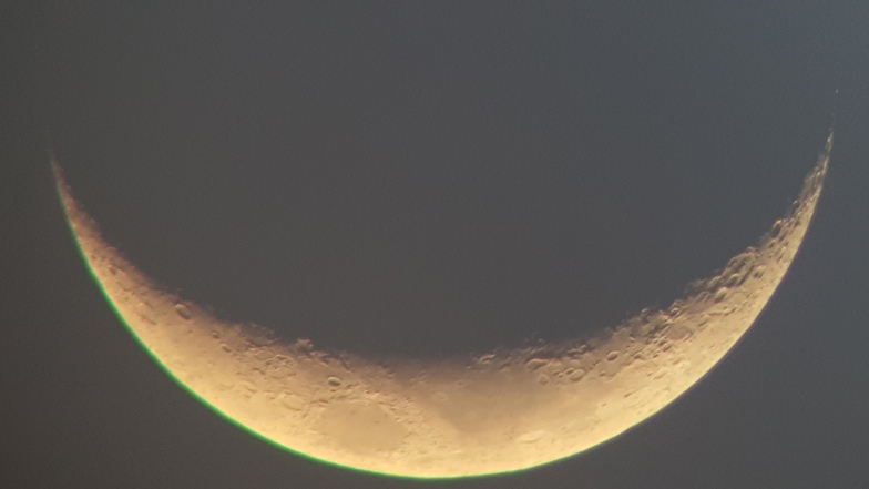 Eine beeindruckende Aufnahme vom Mond.