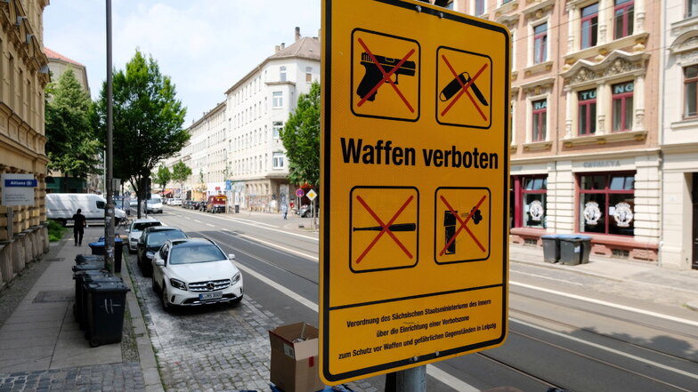 Seit dem Jahr 2018 ist die Gegend rund um die Eisenbahnstraße in Leipzig eine Waffenverbotszone.