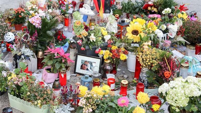 Der Tatort des in der Nacht zum 26. August in der Innenstadt von Chemnitz erstochenen 35-Jährigen.