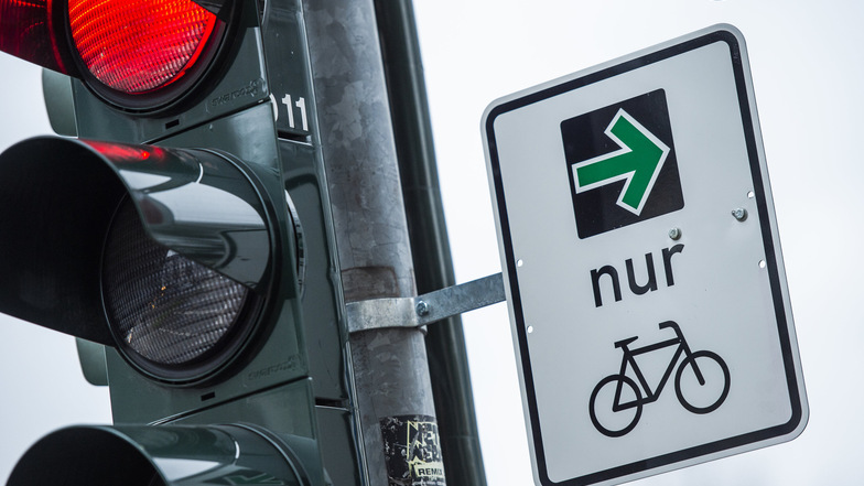Sonderrechte für Radfahrer an drei Dresdner Kreuzungen