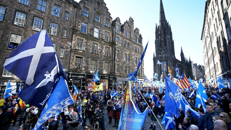 Viele Schotten unterstützen eine Unabhängigkeit ihres Landes.