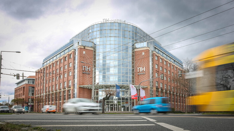 Das NH-Hotel an der Dresdner Hansastraße wird nun doch nicht zur Unterkunft für ukrainische Kriegsflüchtlinge.